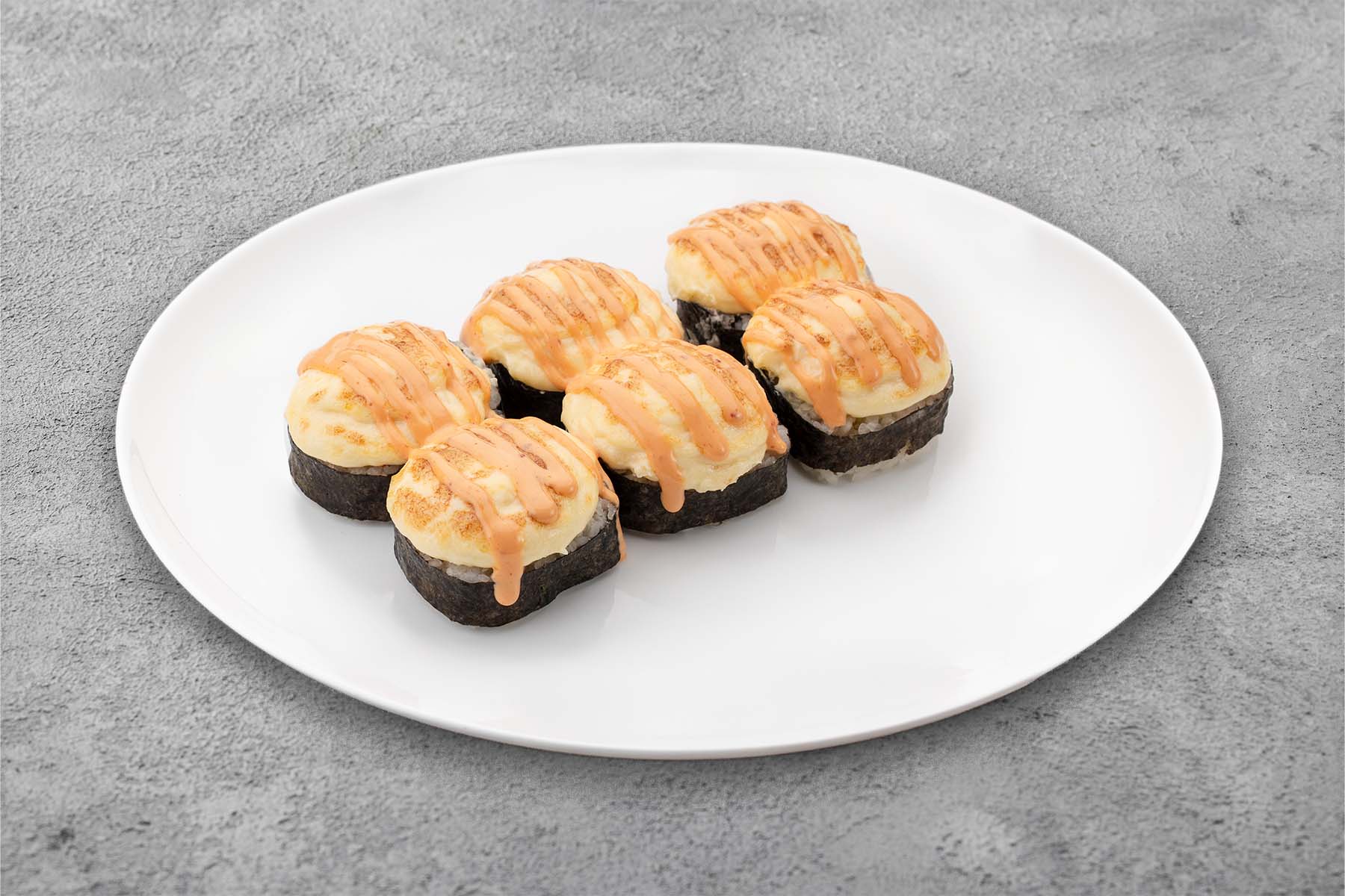 Zapieczony krewetka roll — zdjęcie