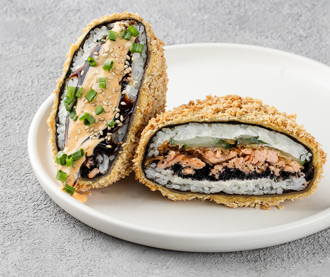 Burgery i hand rolls — zdjęcie kategorii
