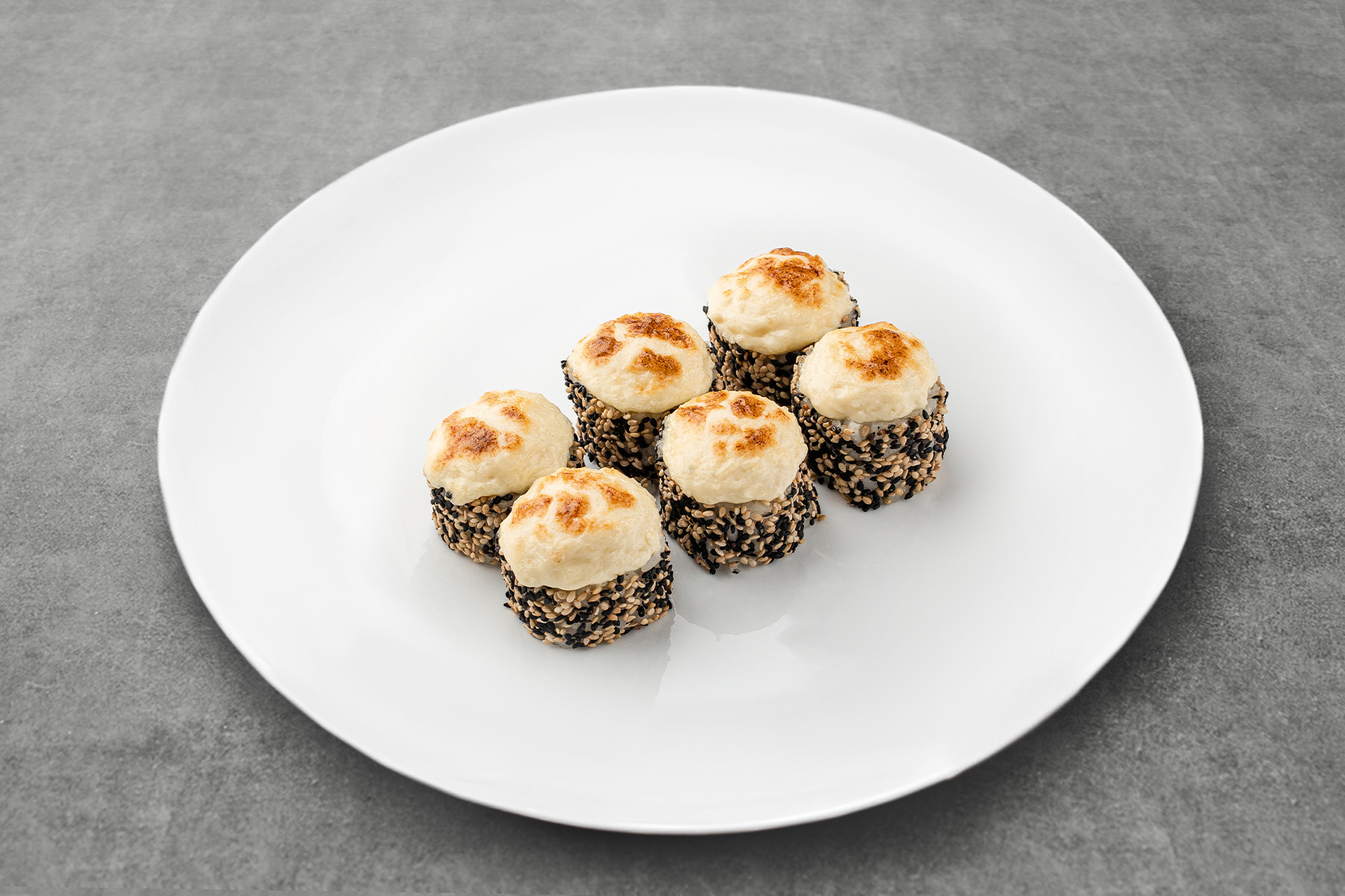 Baked salmon roll photo