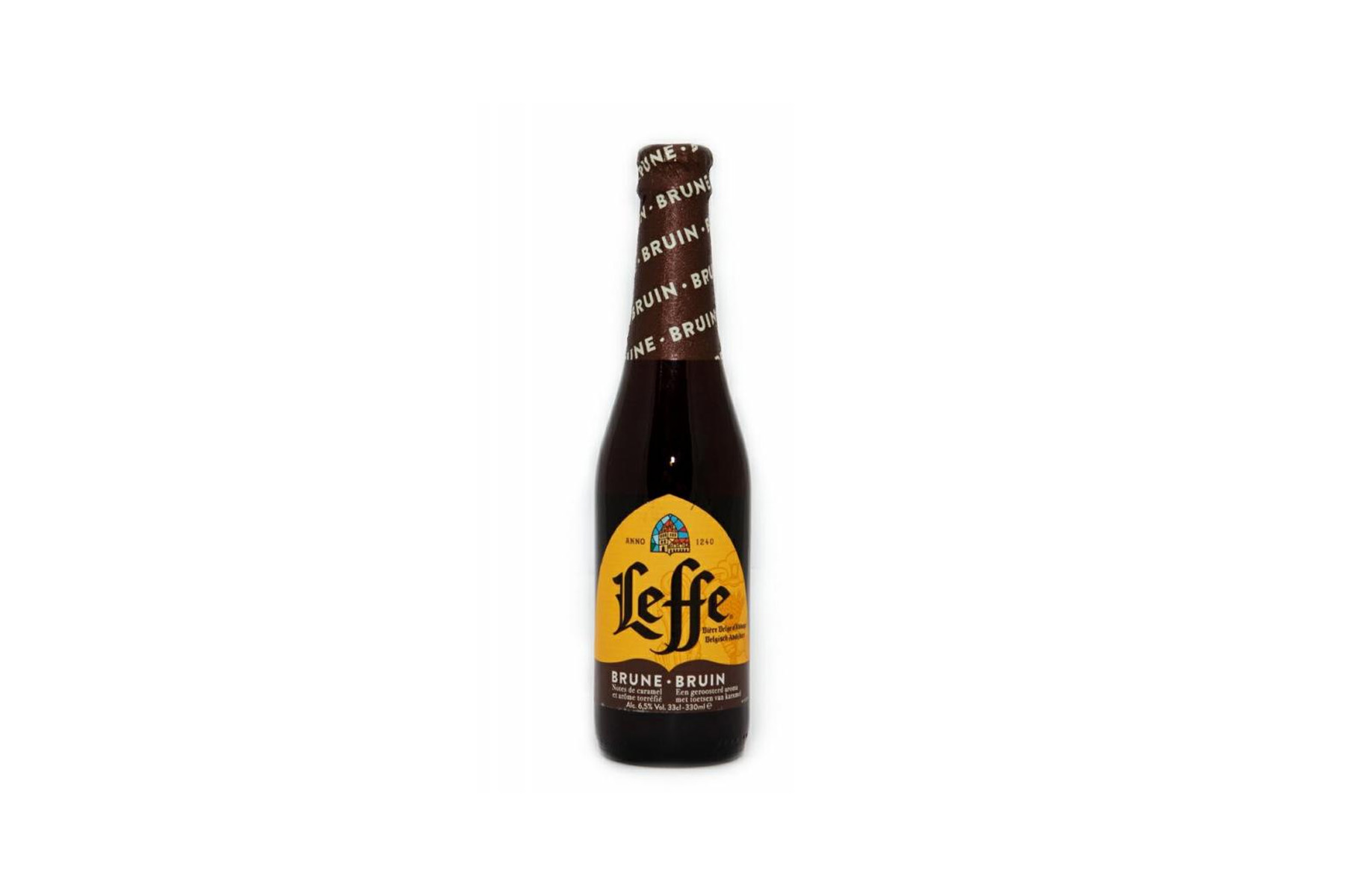 Пиво LEFFE BRUNE 330 мл — фото
