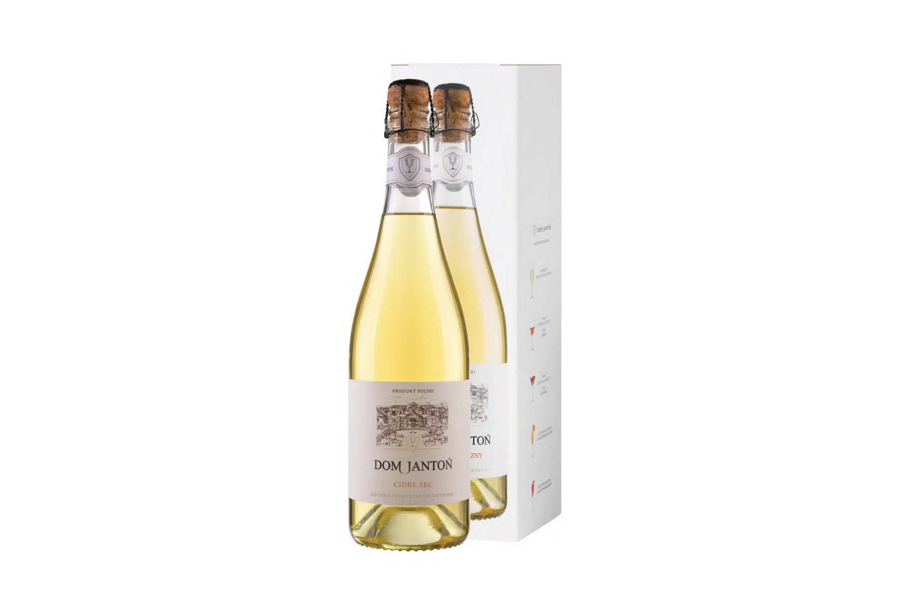 Dom Janton Cidre Sec 7,5% 0,75L Band — zdjęcie