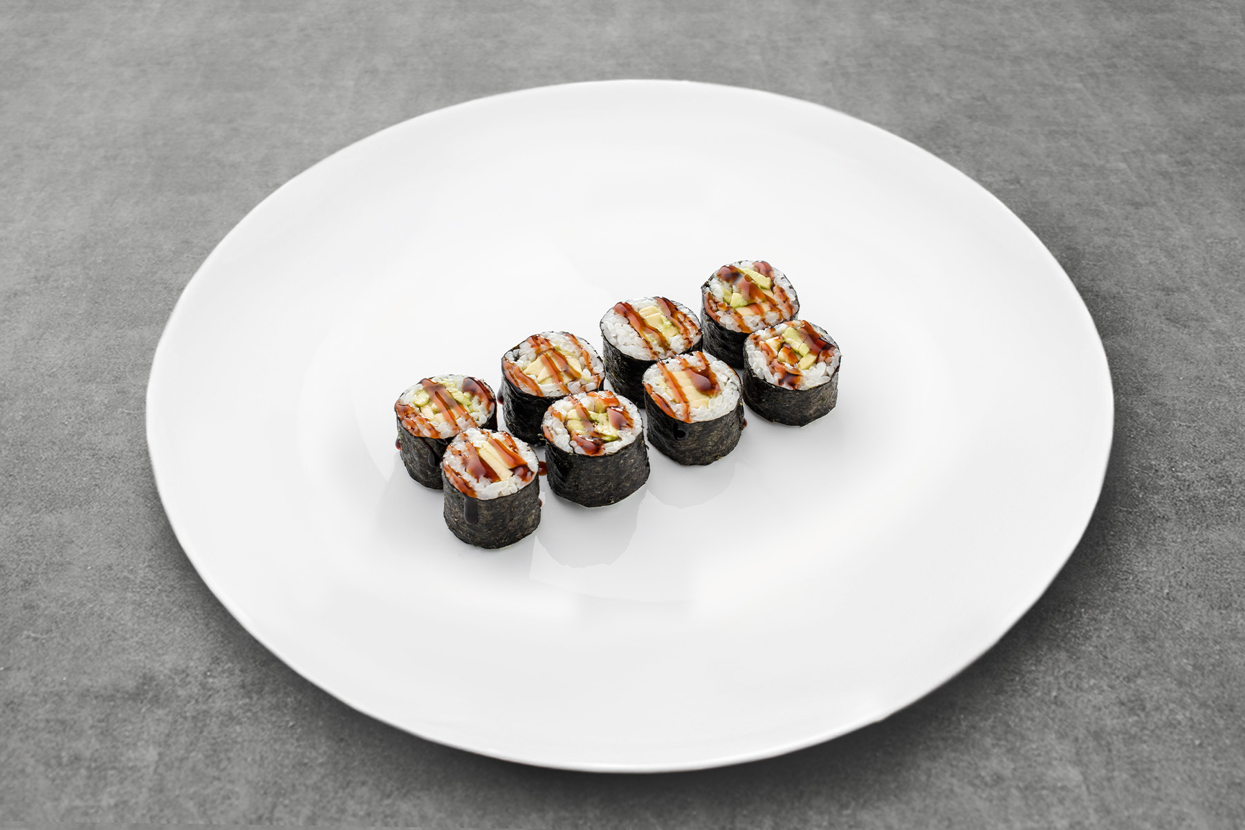 Hosomaki roll with avocado photo
