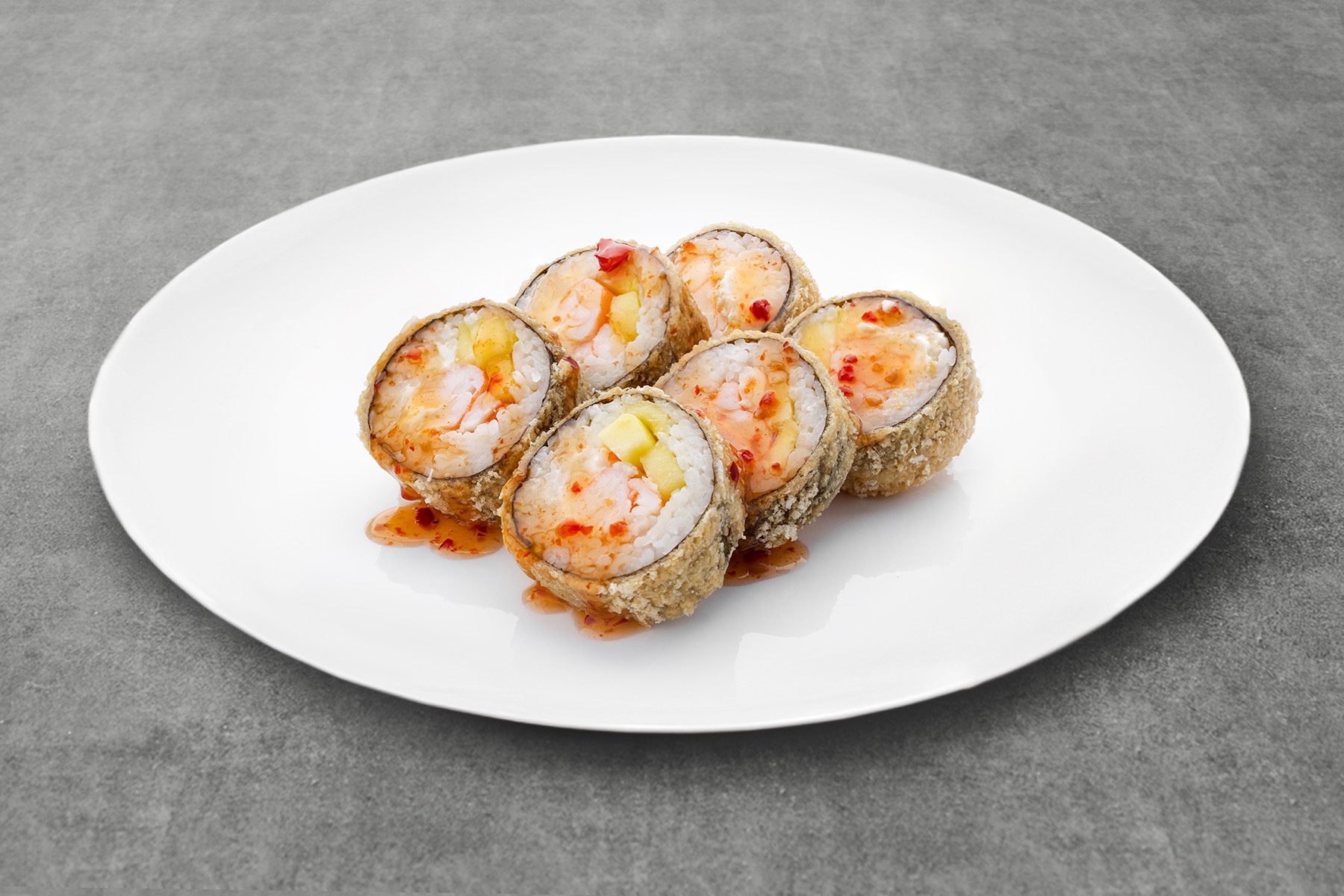 Futomaki krewetka w tempurze — zdjęcie