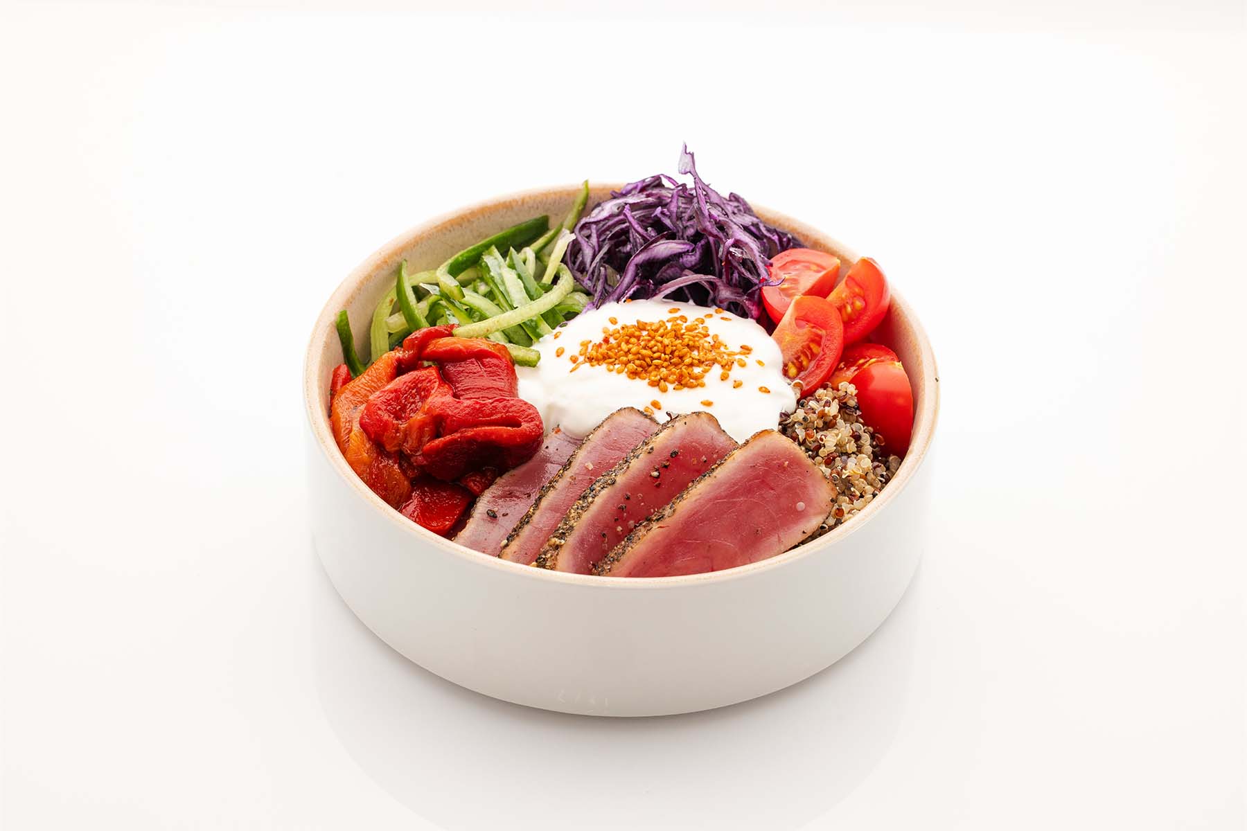 Tuna and quinoa bowl photo